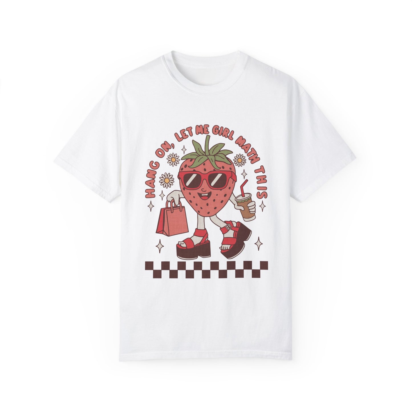 Hang on Let me hang math this Unisex Garment-Dyed T-Shirt - Casual Vintage Style for Everyday Wear