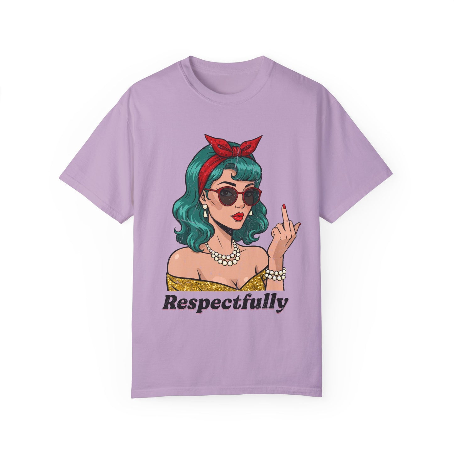 Respectfully Retro Unisex Garment-Dyed T-Shirt - Casual Vintage Style for Everyday Wear