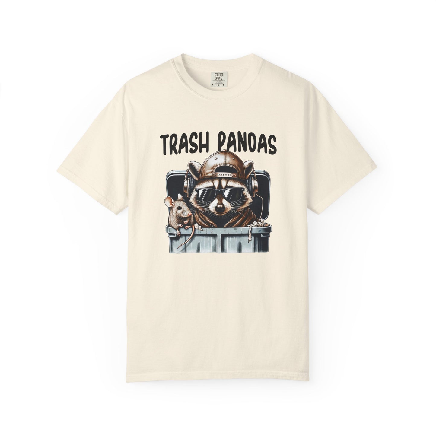 Trash Pandas Unisex Garment-Dyed T-Shirt - Casual Vintage Style for Everyday Wear