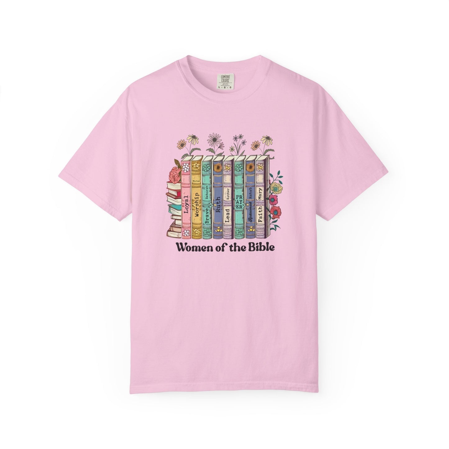 Women of the Bible Unisex Garment-Dyed T-Shirt - Casual Vintage Style for Everyday Wear