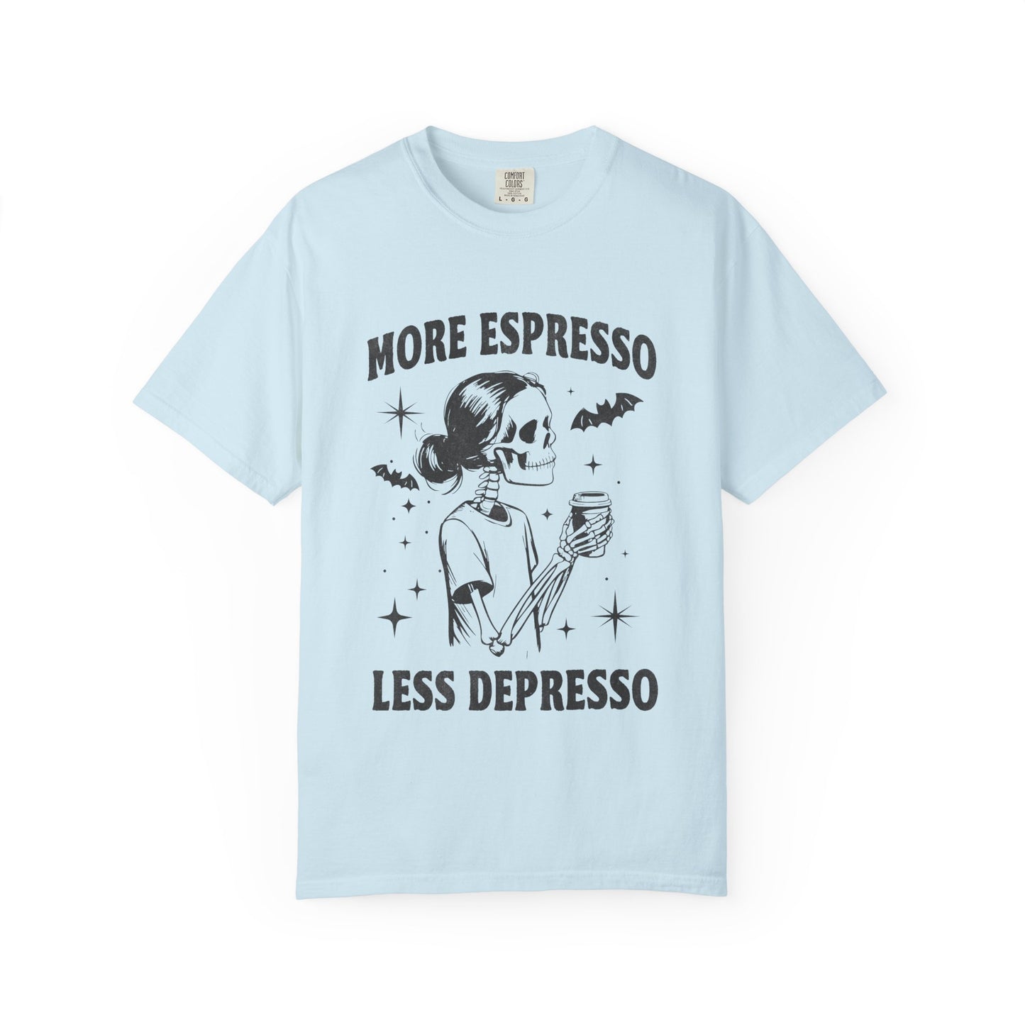 More espresso less despresso Unisex Garment-Dyed T-Shirt - Casual Vintage Style for Everyday Wear