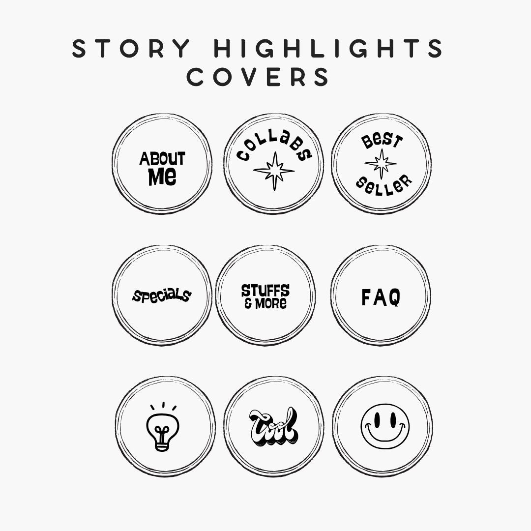 50 Comic Black White Social Media Instagram Post, Digital and Physical Product Personal Brand, Editable Canva Template