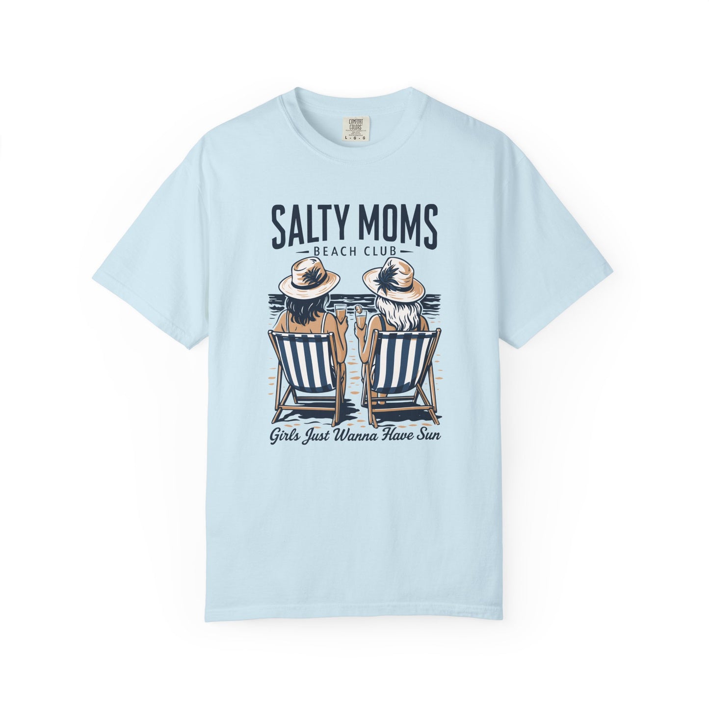 Salty mom funny Unisex Garment-Dyed T-Shirt - Casual Vintage Style for Everyday Wear