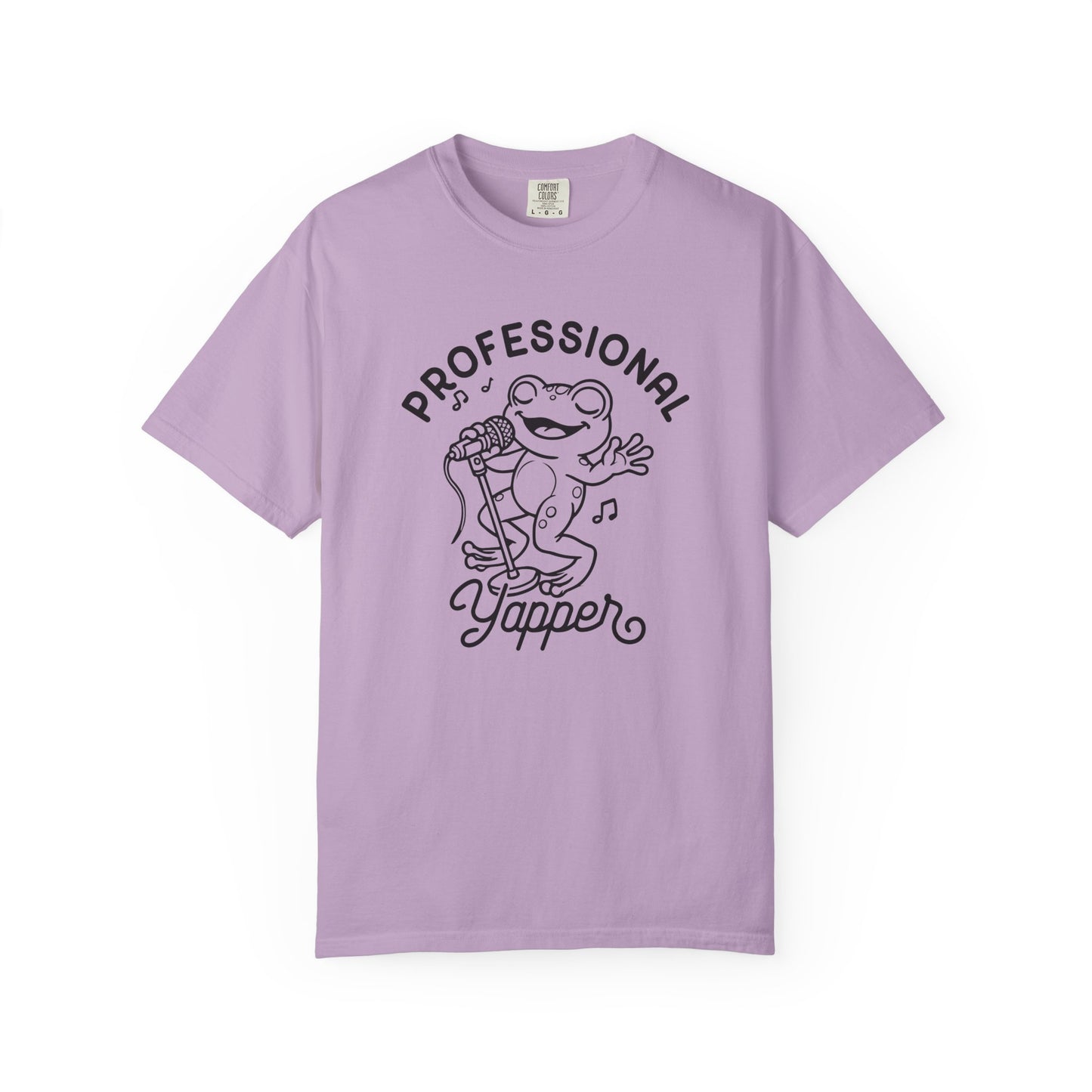 Professional Yapper Unisex Garment-Dyed T-Shirt - Casual Vintage Style for Everyday Wear