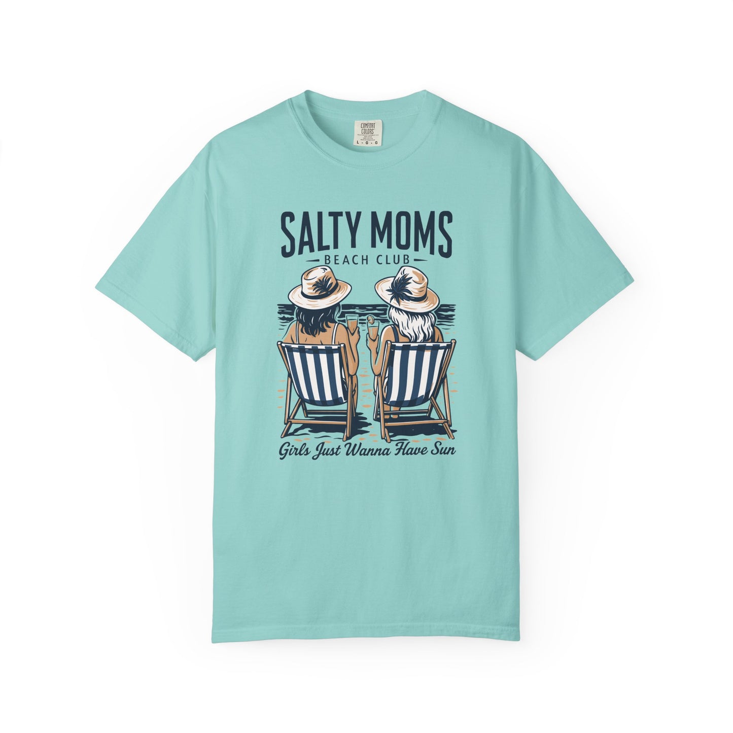 Salty mom funny Unisex Garment-Dyed T-Shirt - Casual Vintage Style for Everyday Wear