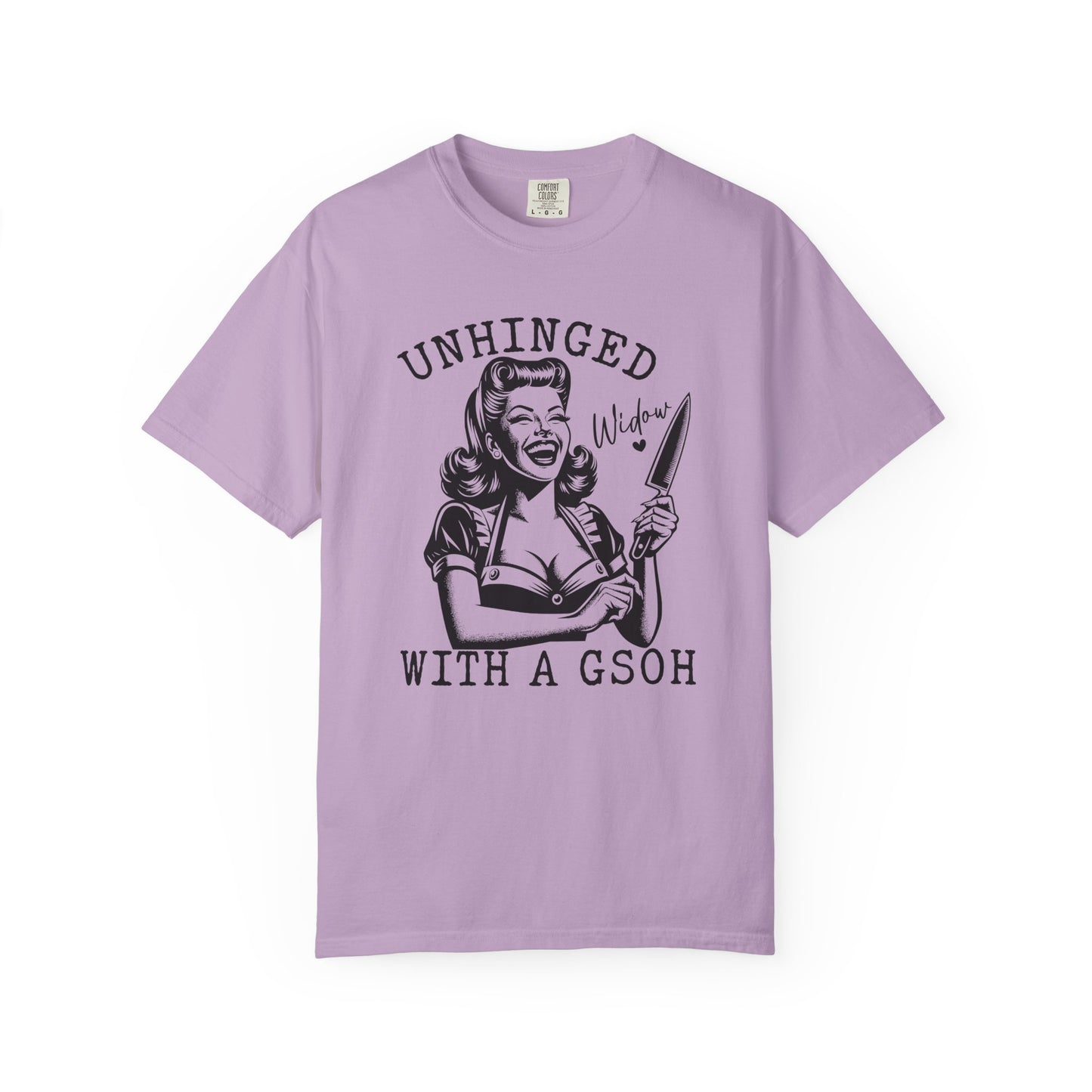Unhinged with a gsoh Unisex Garment-Dyed T-Shirt - Casual Vintage Style for Everyday Wear