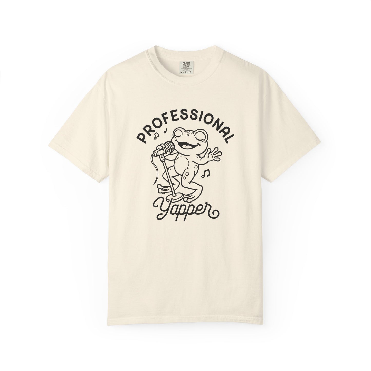 Professional Yapper Unisex Garment-Dyed T-Shirt - Casual Vintage Style for Everyday Wear