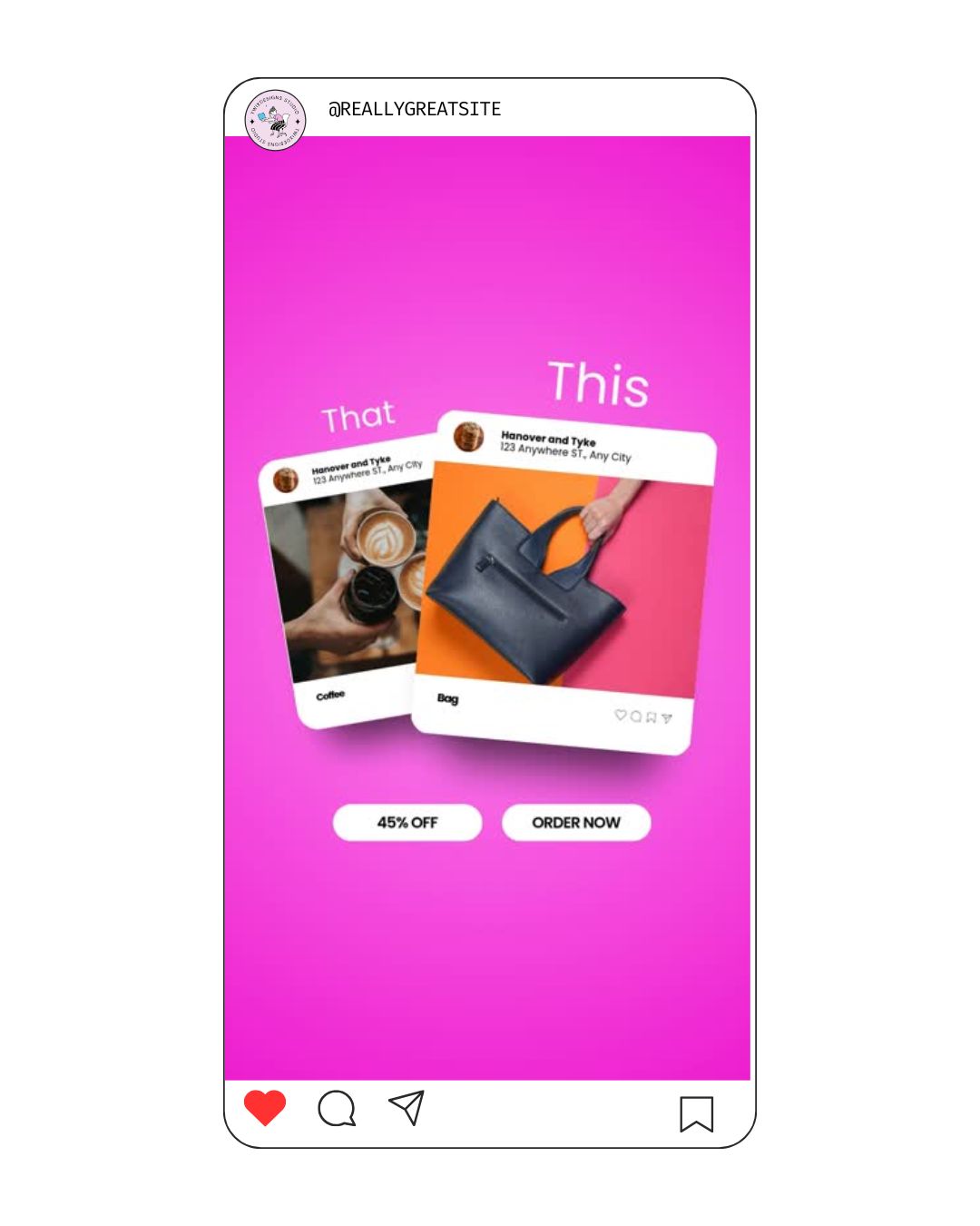 This or That Social Media Instagram Post