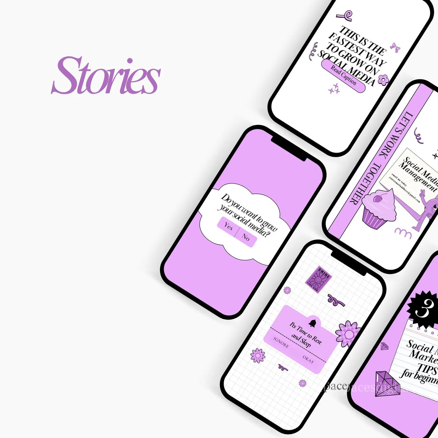 Purple Instagram Posts Using This Brand Style Theme