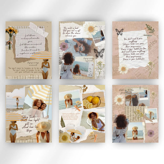 Storytelling Scrapbook Instagram Posts for Your Business Using This Brand Style Theme