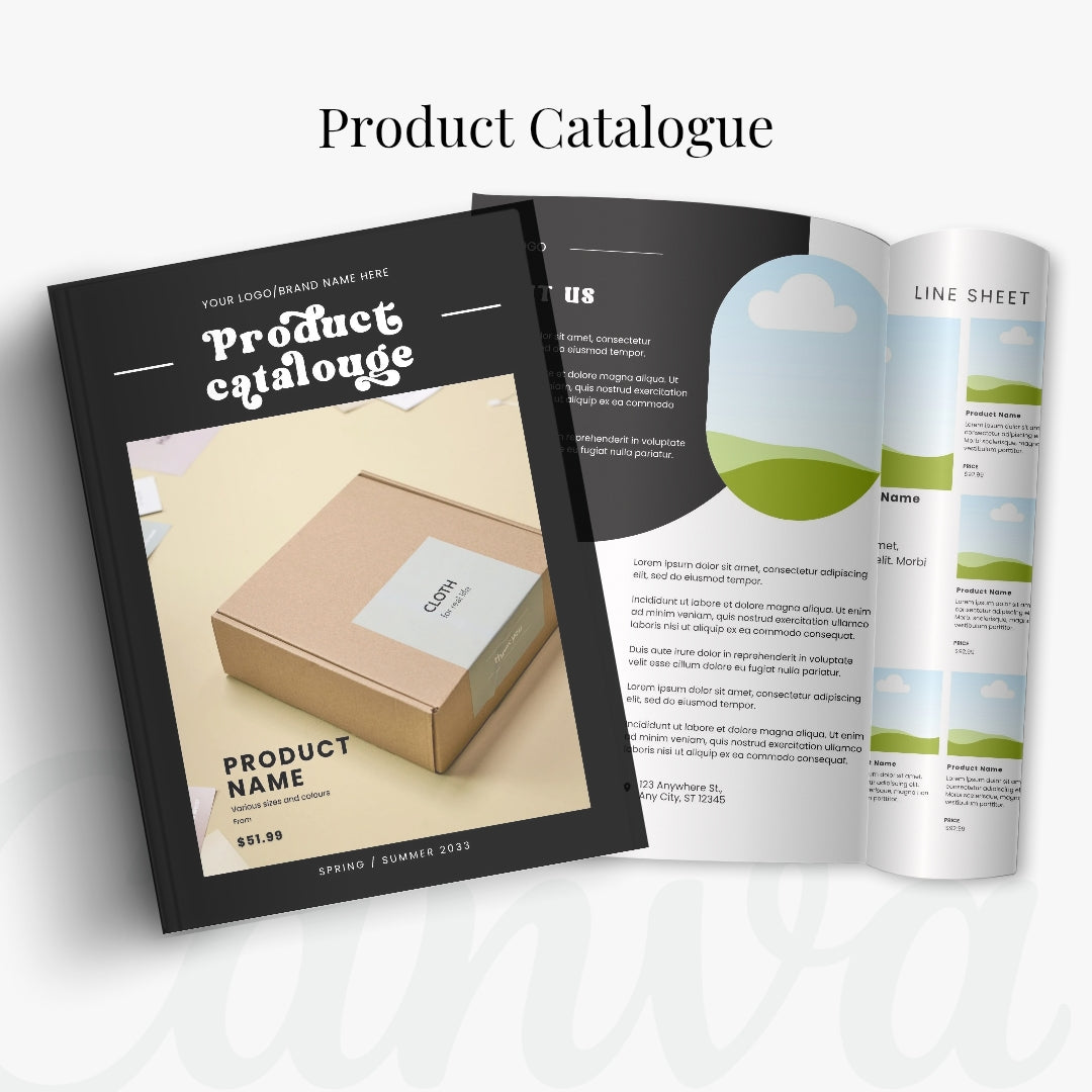 Editable Bright Branding Kit, DIY Canva Modern Black Grey theme, Thank You Business Cards, Social Media Post, Websites, 1000+ templates