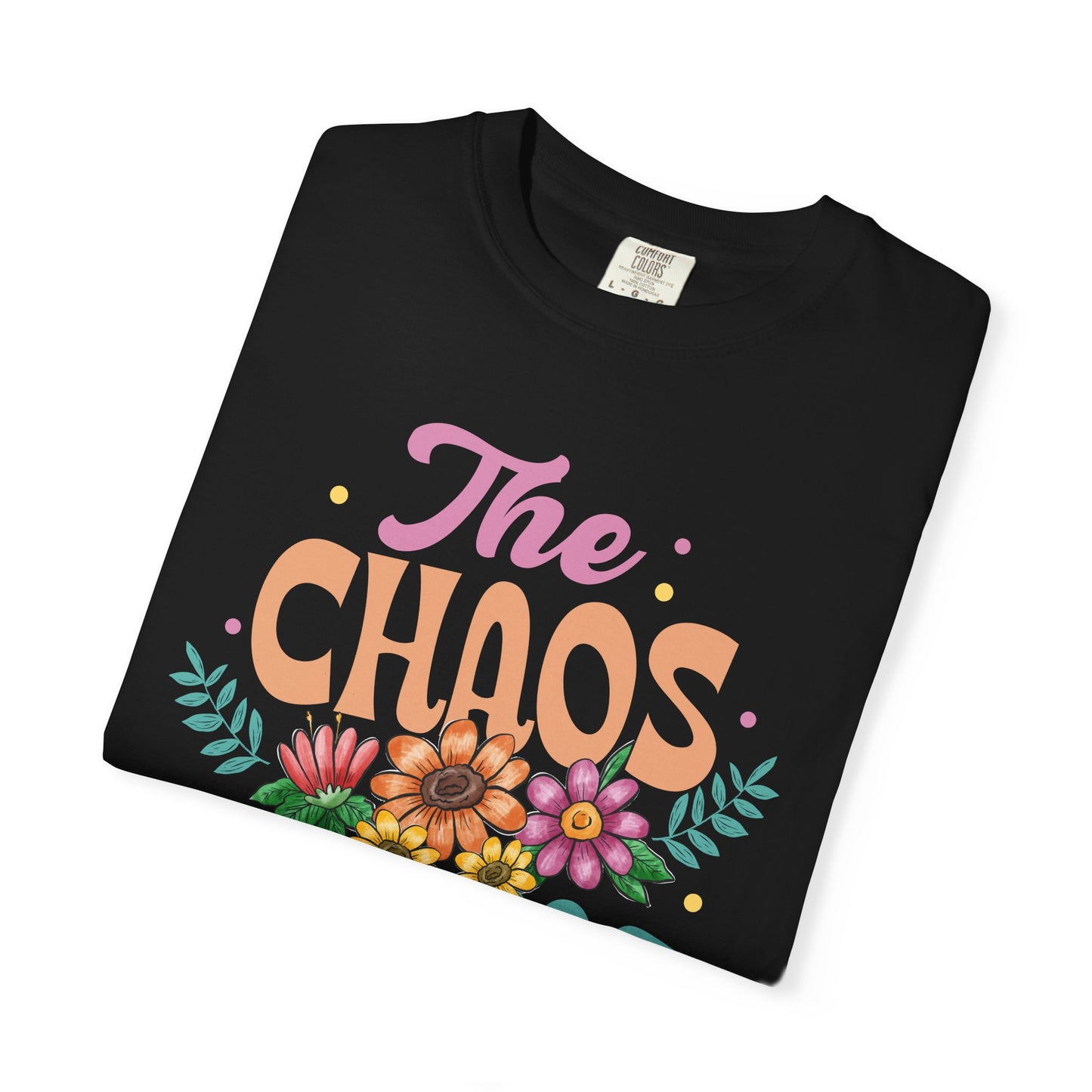 The chaos mom club Unisex Garment-Dyed T-Shirt - Casual Vintage Style for Everyday Wear