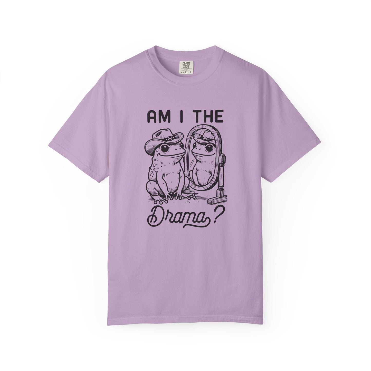 Am I the drama Unisex Garment-Dyed T-Shirt - Casual Vintage Style for Everyday Wear