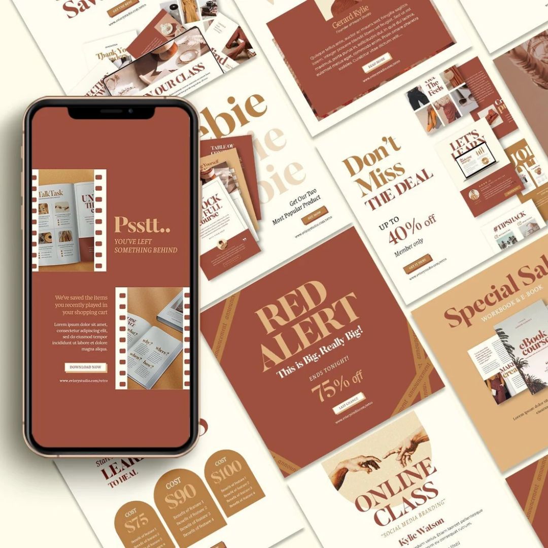 Coach Instagram Posts Using This Pastel Brand Style Theme