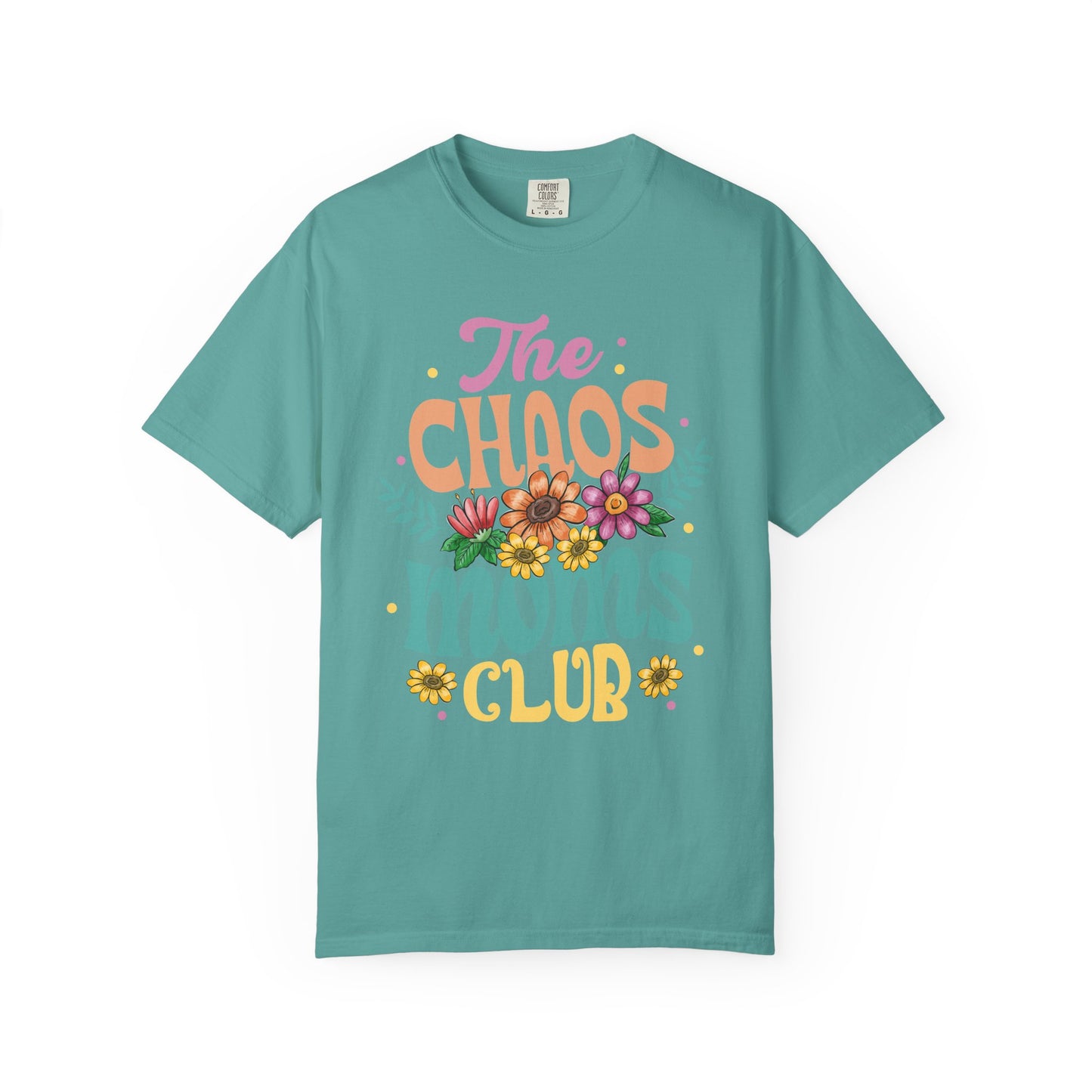 The chaos mom club Unisex Garment-Dyed T-Shirt - Casual Vintage Style for Everyday Wear