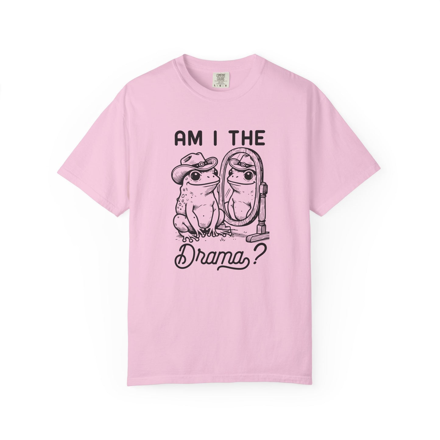 Am I the drama Unisex Garment-Dyed T-Shirt - Casual Vintage Style for Everyday Wear