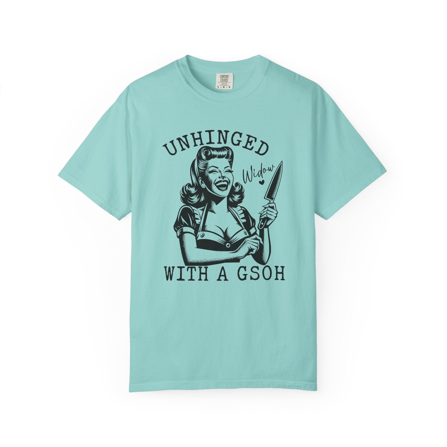Unhinged with a gsoh Unisex Garment-Dyed T-Shirt - Casual Vintage Style for Everyday Wear