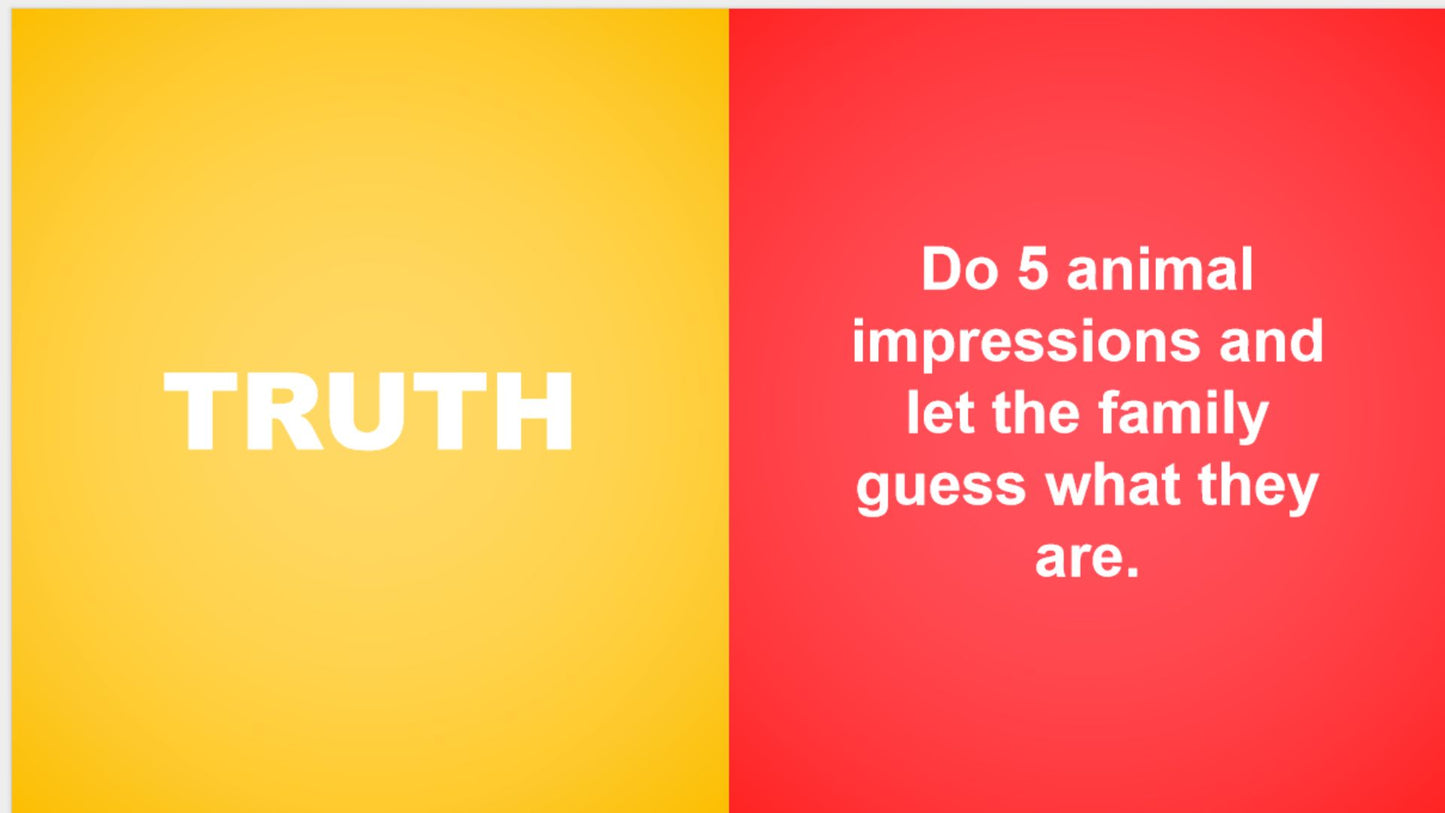 Truth OR Dare PowerPoint Game Adult Edition