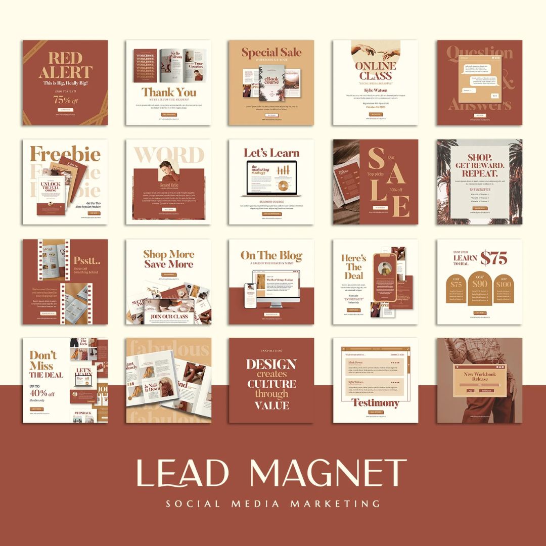 Coach Instagram Posts Using This Pastel Brand Style Theme