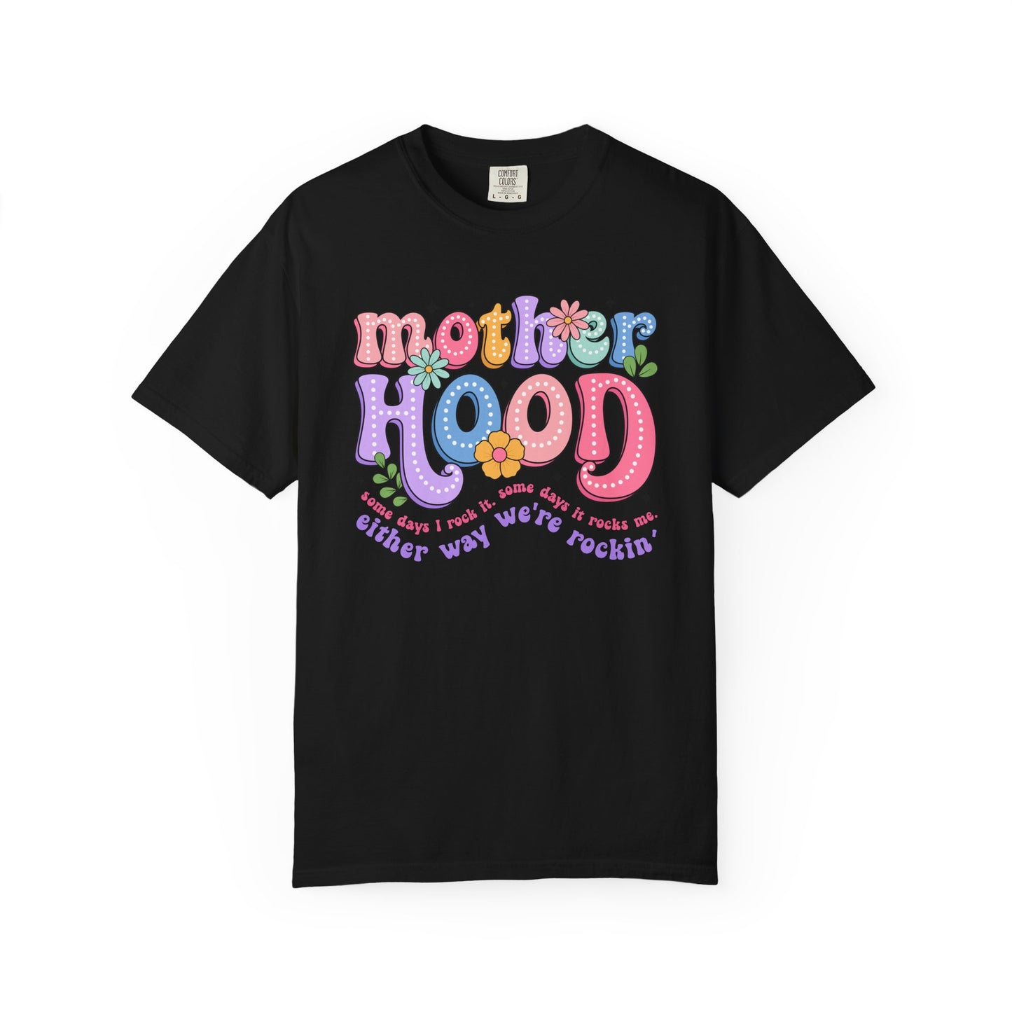 Motherhood Unisex Garment-Dyed T-Shirt - Casual Vintage Style for Everyday Wear