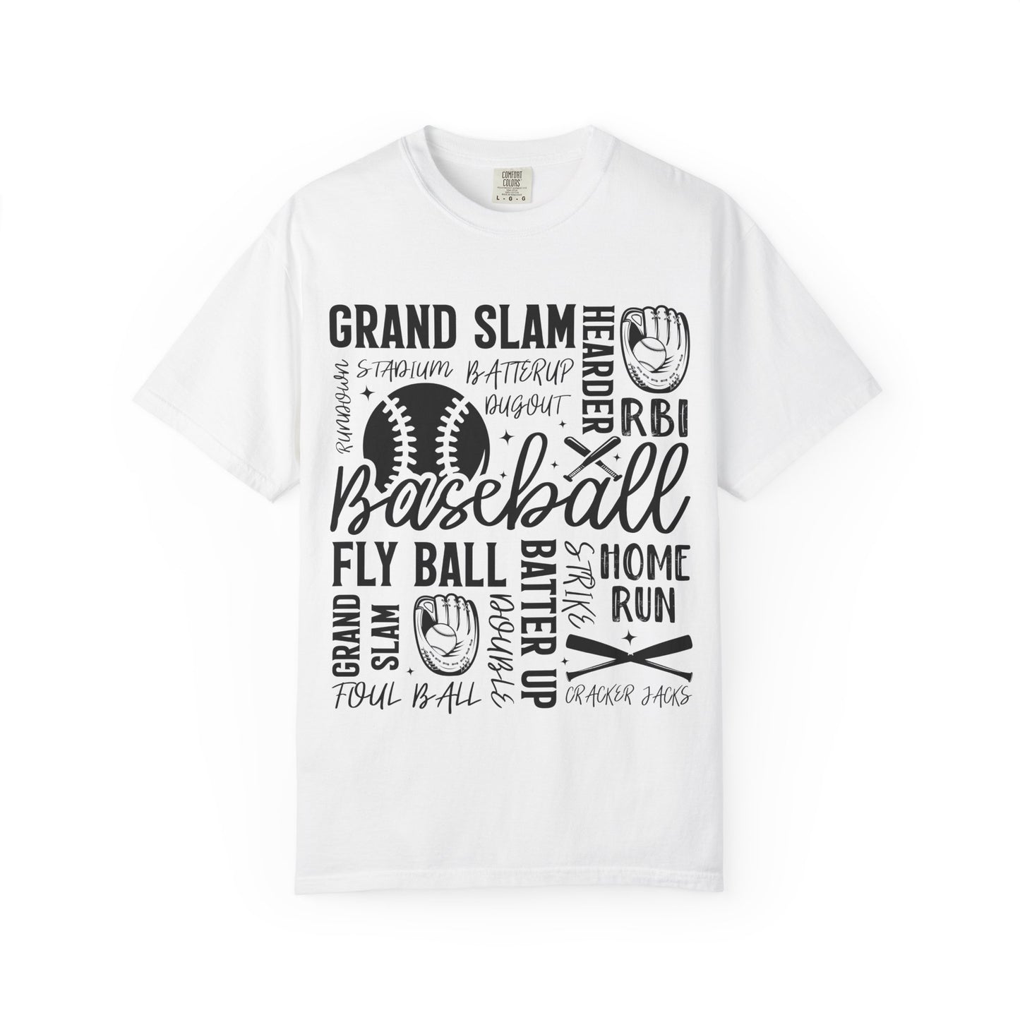 Baseball mom Unisex Garment-Dyed T-Shirt - Casual Vintage Style for Everyday Wear