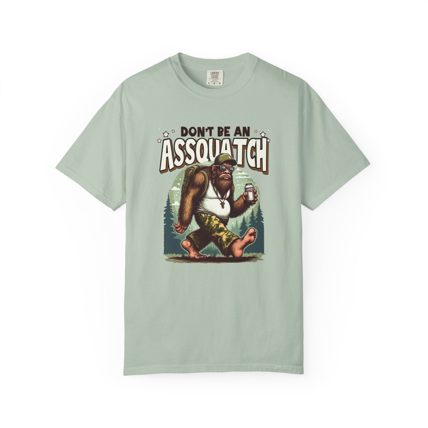 Don't be an assquatch Unisex Garment-Dyed T-Shirt - Casual Vintage Style for Everyday Wear