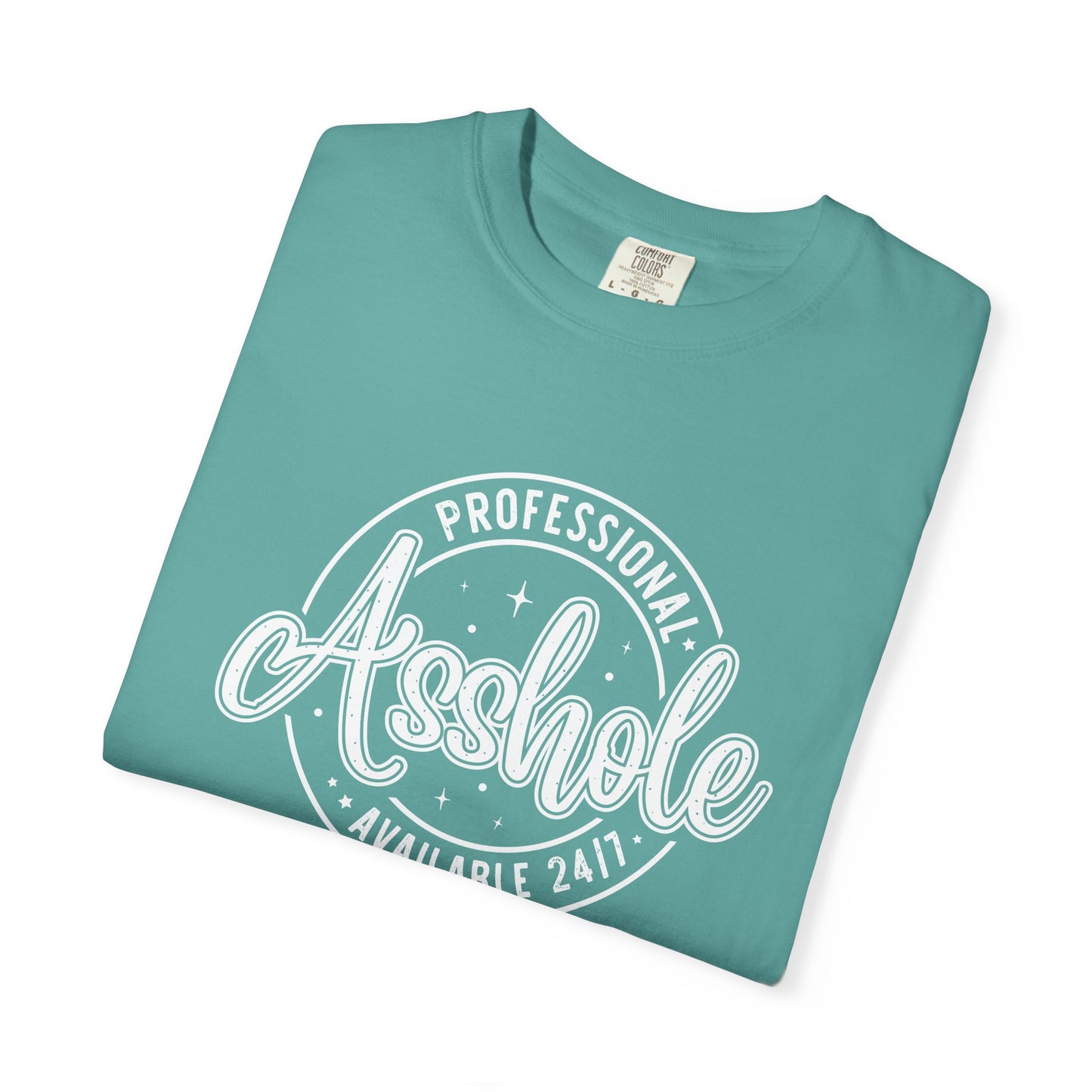 Professional asshole Unisex Garment-Dyed T-Shirt - Casual Vintage Style for Everyday Wear