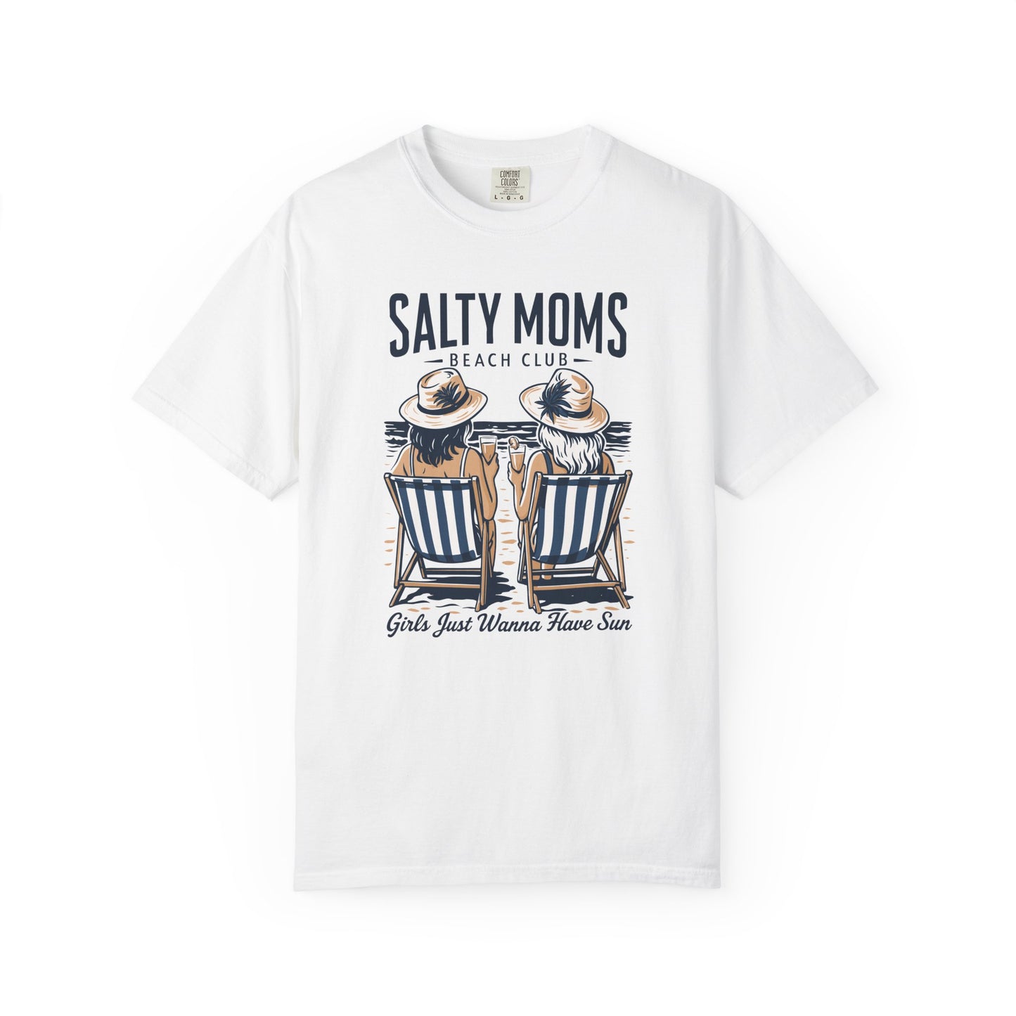 Salty mom funny Unisex Garment-Dyed T-Shirt - Casual Vintage Style for Everyday Wear
