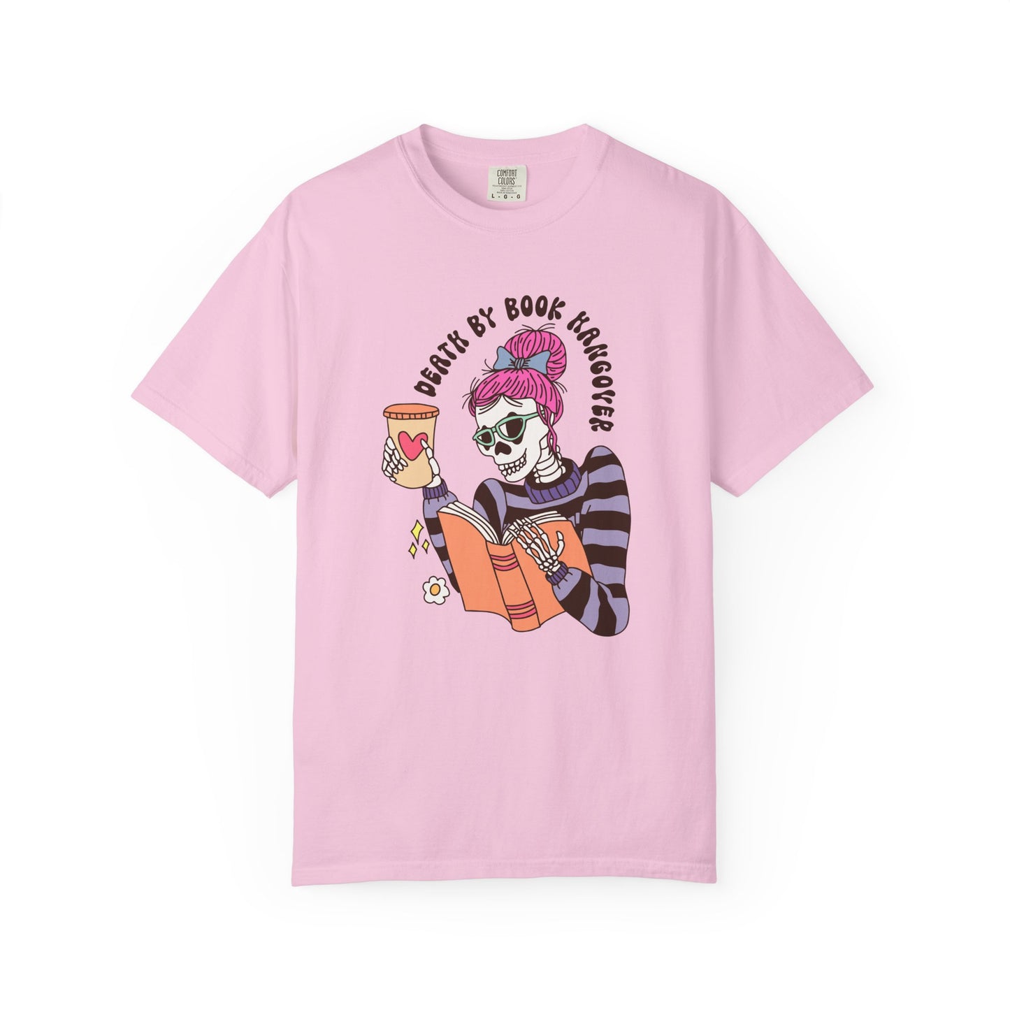 Death by book hangover Unisex Garment-Dyed T-Shirt - Casual Vintage Style for Everyday Wear