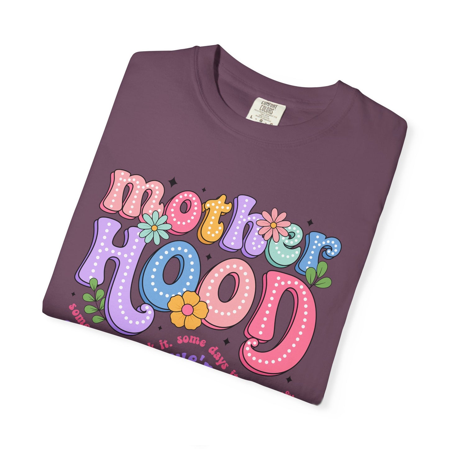 Motherhood Unisex Garment-Dyed T-Shirt - Casual Vintage Style for Everyday Wear