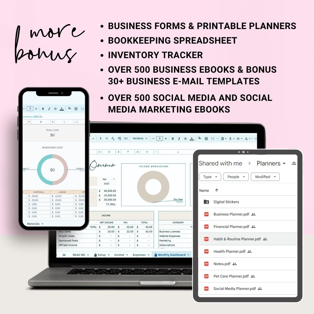 Cleaning Services Bundle, Business Forms, Door Hanger, Flyers, Business Card, Social Media Post, Canva Templates Pink Theme