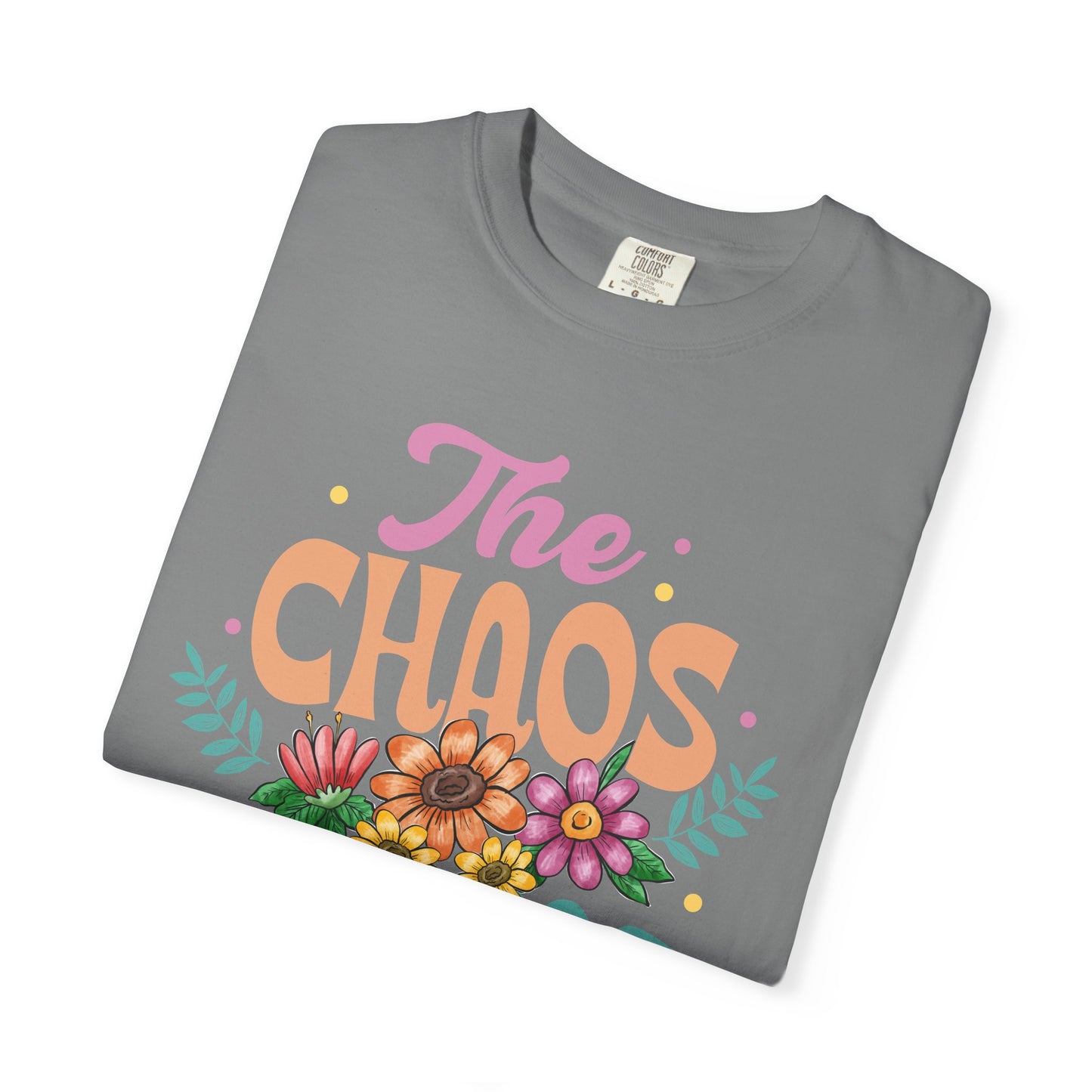 The chaos mom club Unisex Garment-Dyed T-Shirt - Casual Vintage Style for Everyday Wear