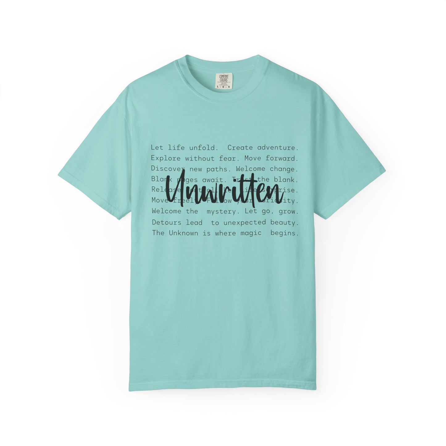 Unwritten Unisex Garment-Dyed T-Shirt - Casual Vintage Style for Everyday Wear