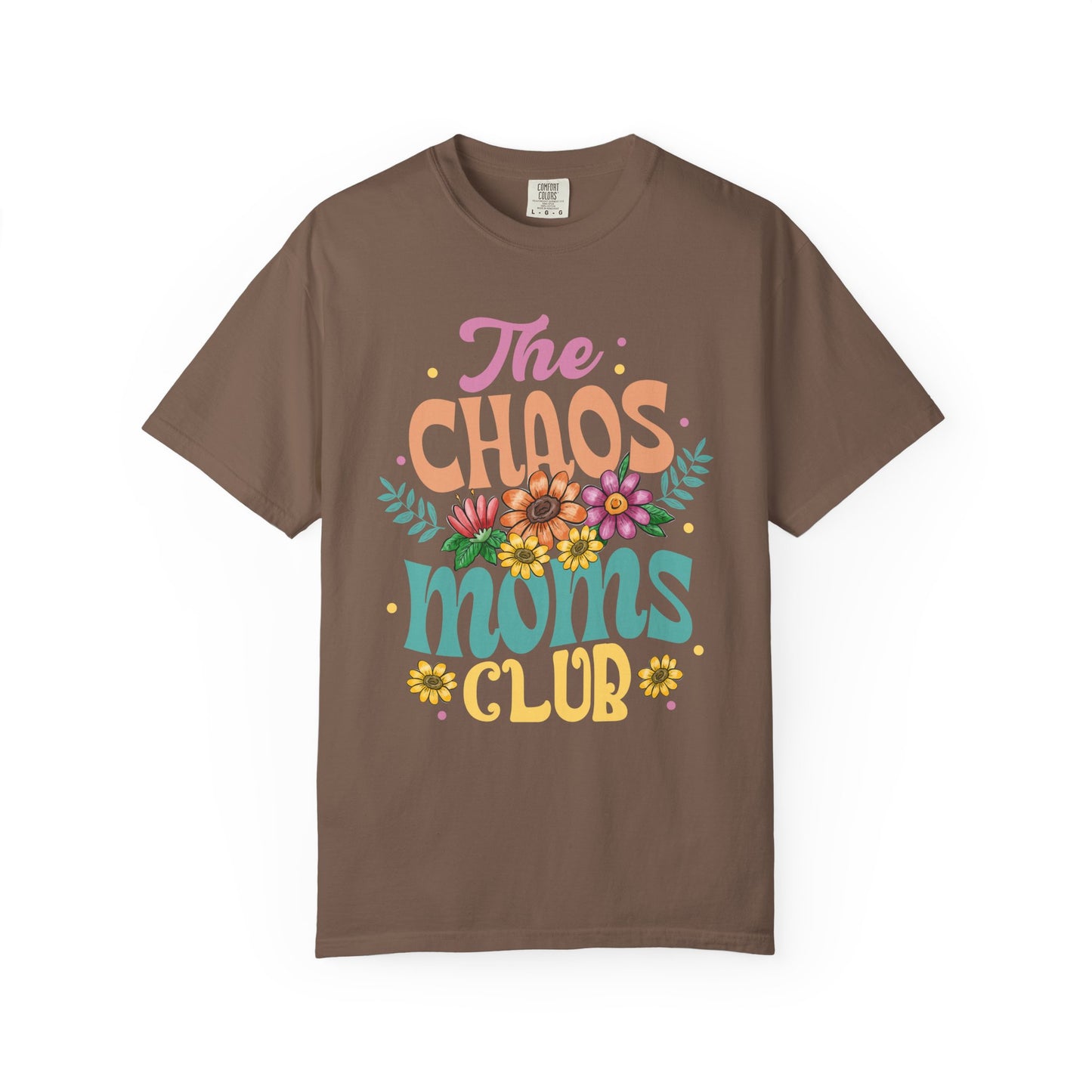 The chaos mom club Unisex Garment-Dyed T-Shirt - Casual Vintage Style for Everyday Wear