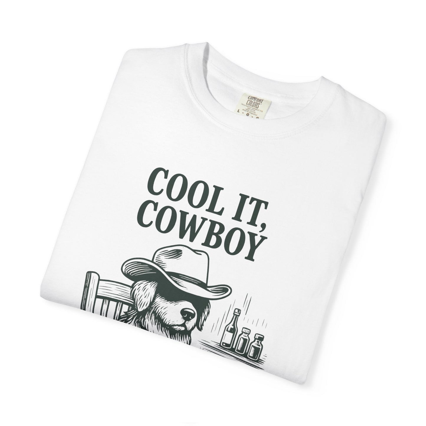 Cool it cowboy Unisex Garment-Dyed T-Shirt - Casual Vintage Style for Everyday Wear