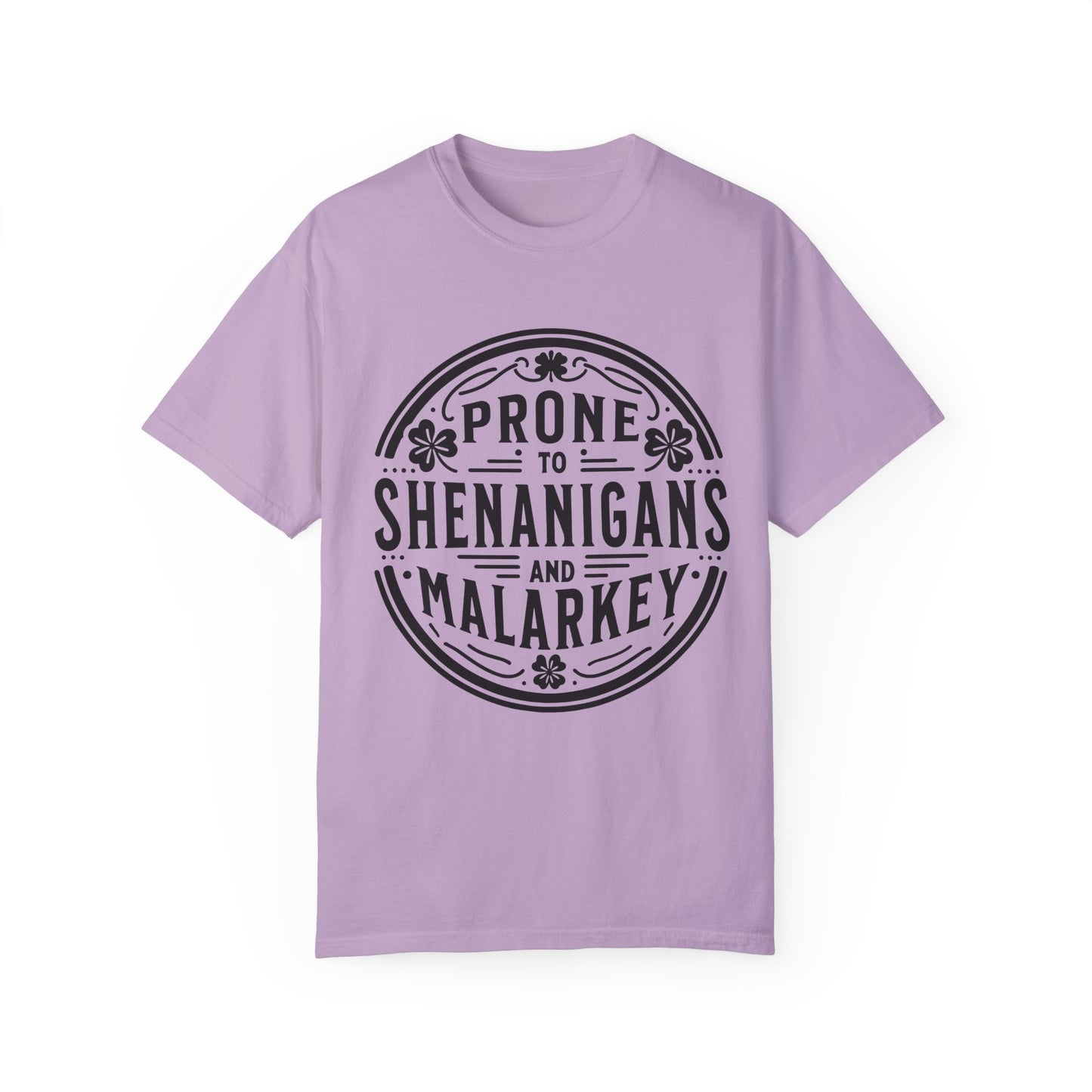 Prone Shenanigans and Malarkey Unisex Garment-Dyed T-Shirt - Casual Vintage Style for Everyday Wear
