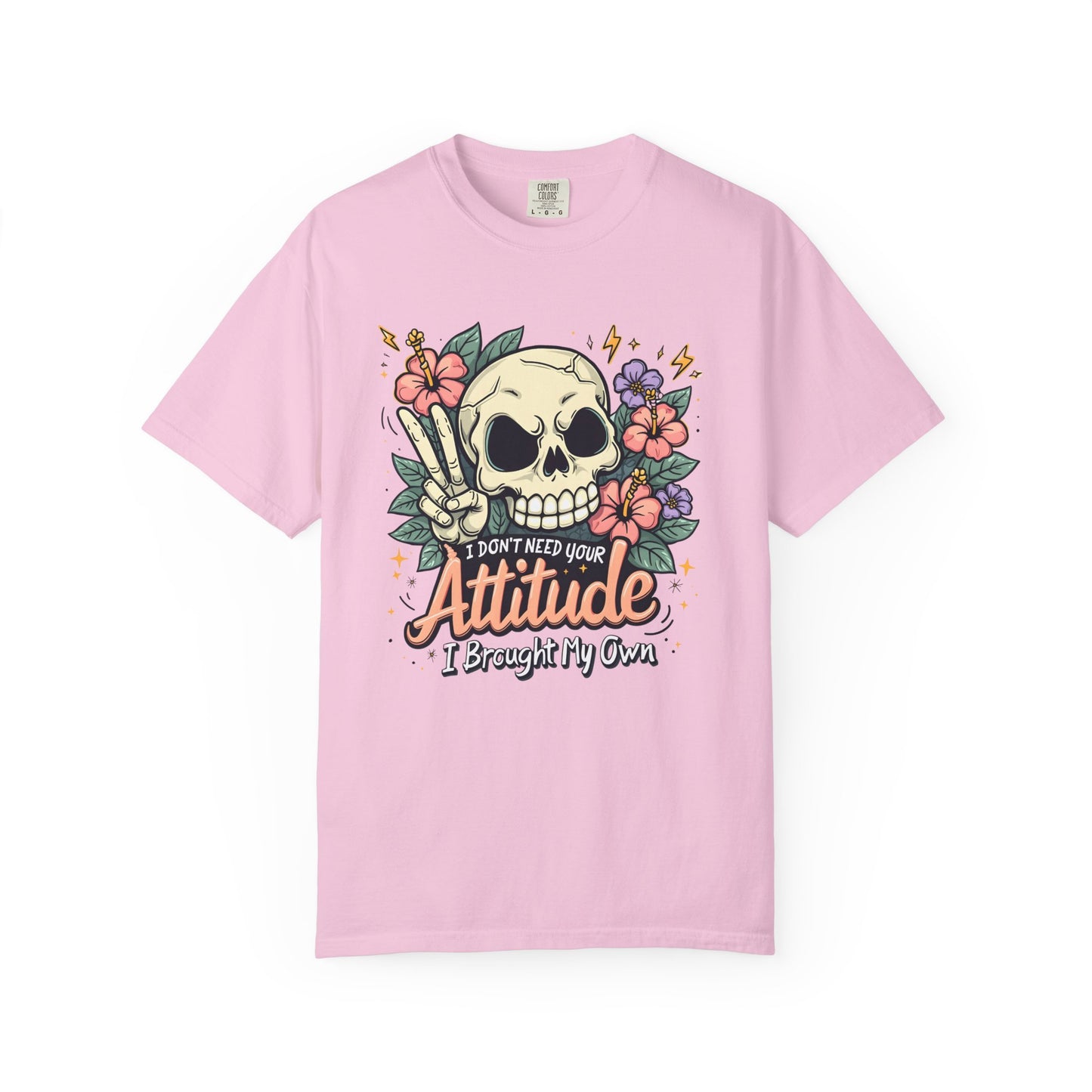 Attitude I brought my own Unisex Garment-Dyed T-Shirt - Casual Vintage Style for Everyday Wear