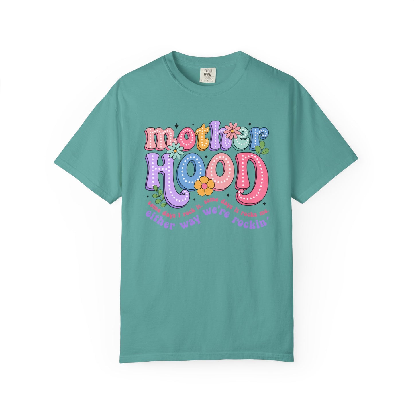 Motherhood Unisex Garment-Dyed T-Shirt - Casual Vintage Style for Everyday Wear