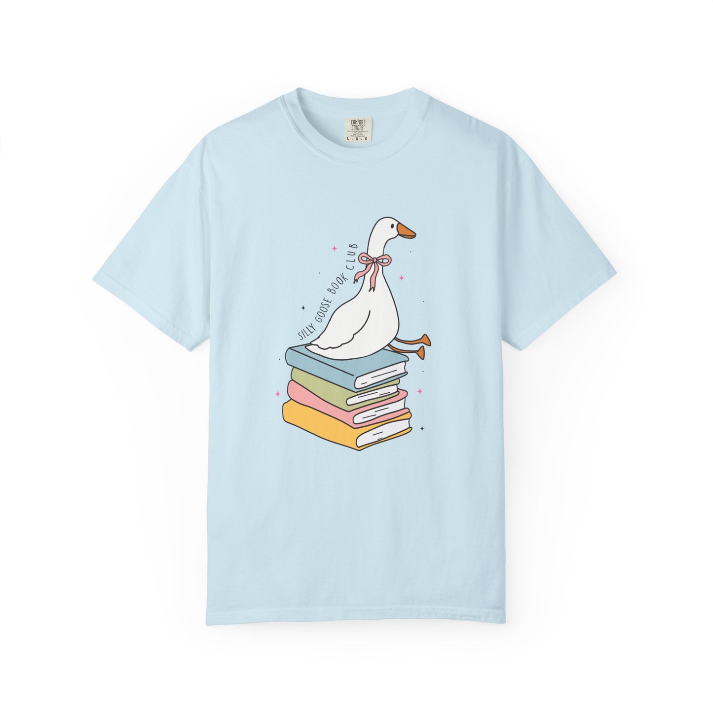 Silly goose book club Unisex Garment-Dyed T-Shirt - Casual Vintage Style for Everyday Wear