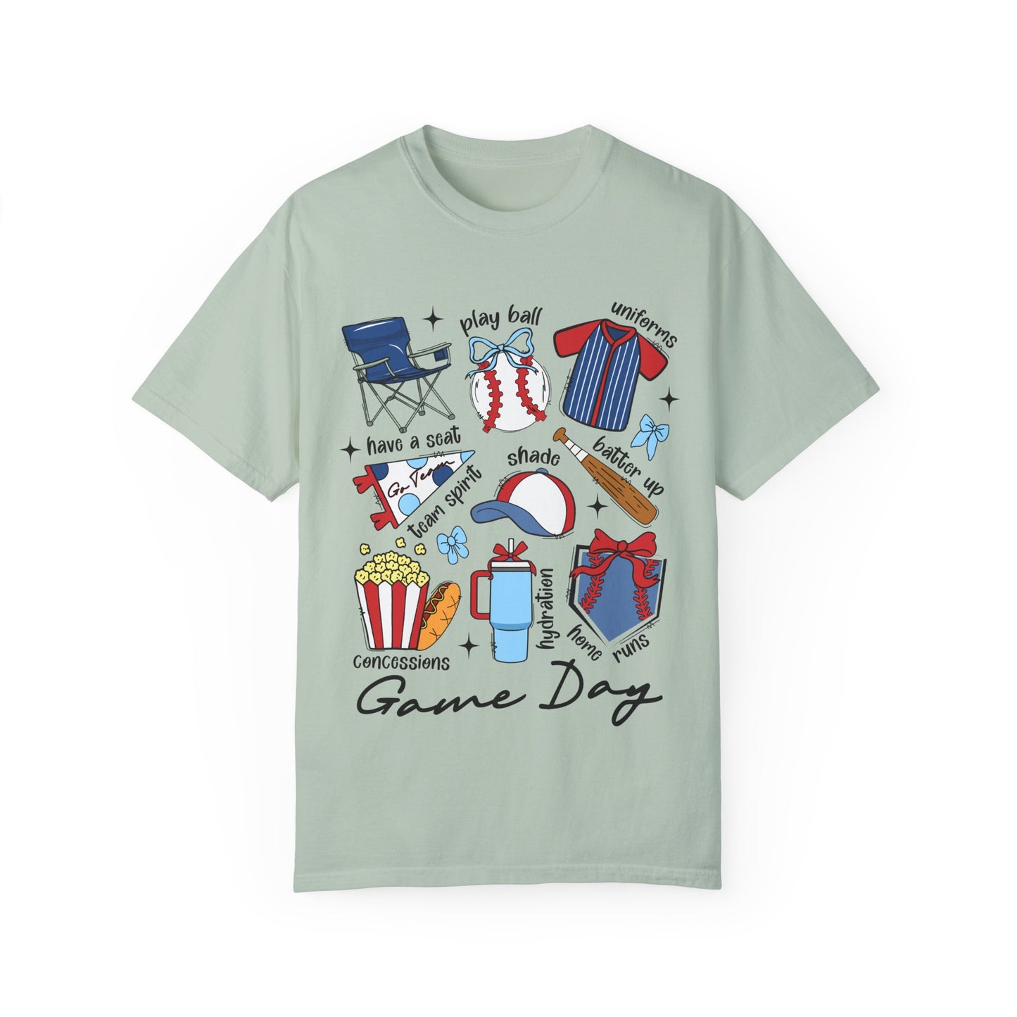 Game Day Unisex Garment-Dyed T-Shirt - Casual Vintage Style for Everyday Wear