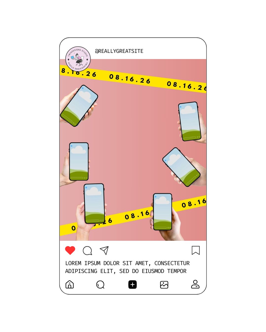 Photo Shuts Birthday Social Media Instagram Reels Post Editable Canva Template