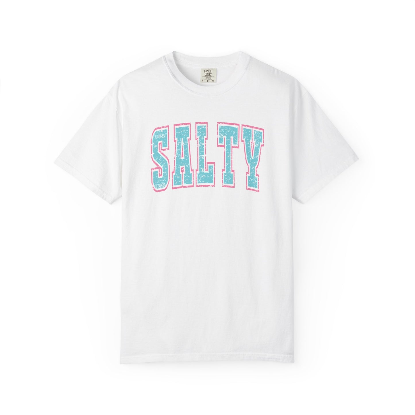 Salty Unisex Garment-Dyed T-Shirt - Casual Vintage Style for Everyday Wear
