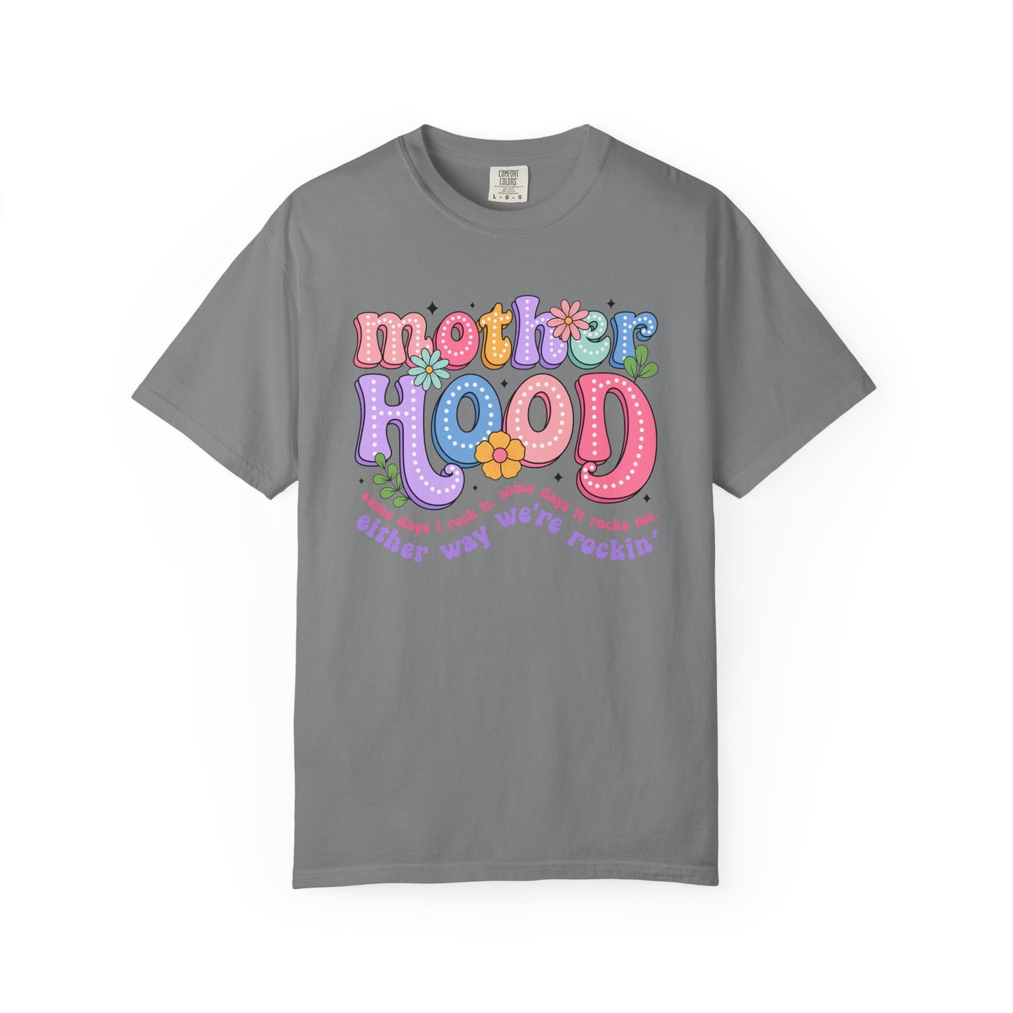Motherhood Unisex Garment-Dyed T-Shirt - Casual Vintage Style for Everyday Wear
