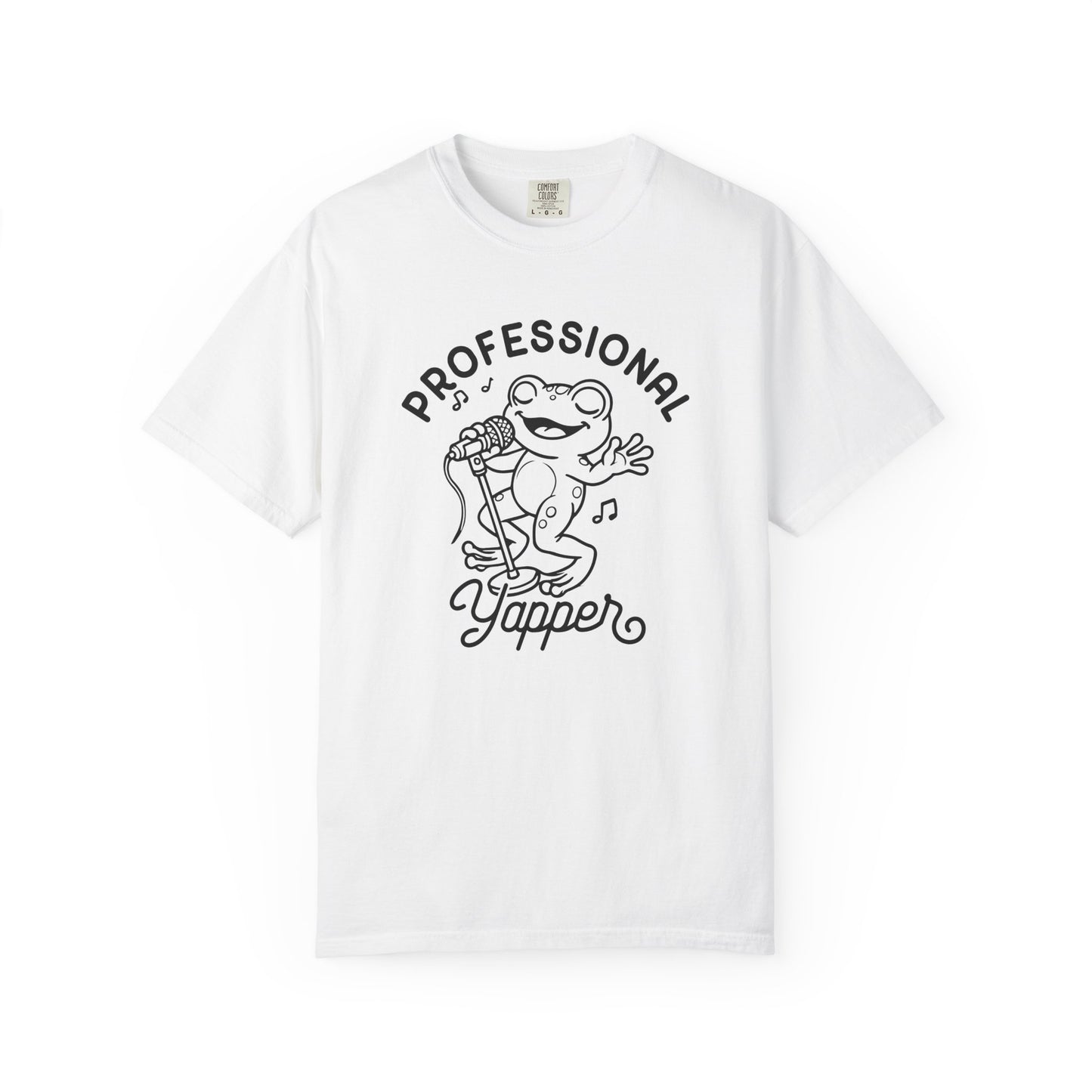 Professional Yapper Unisex Garment-Dyed T-Shirt - Casual Vintage Style for Everyday Wear