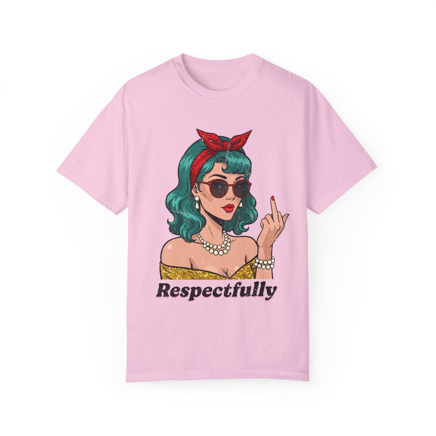 Respectfully Retro Unisex Garment-Dyed T-Shirt - Casual Vintage Style for Everyday Wear