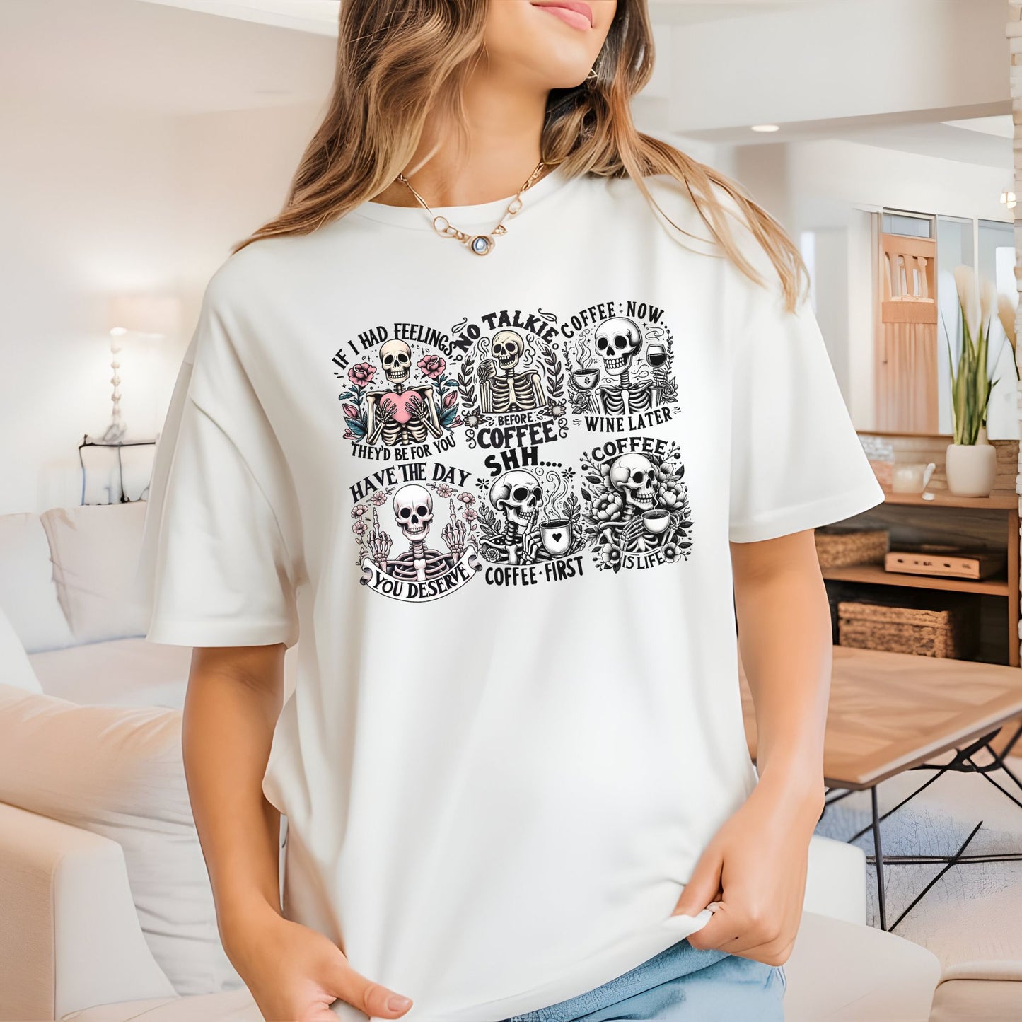 Funny Skeleton Unisex Comfort garment-dyed heavyweight t-shirt