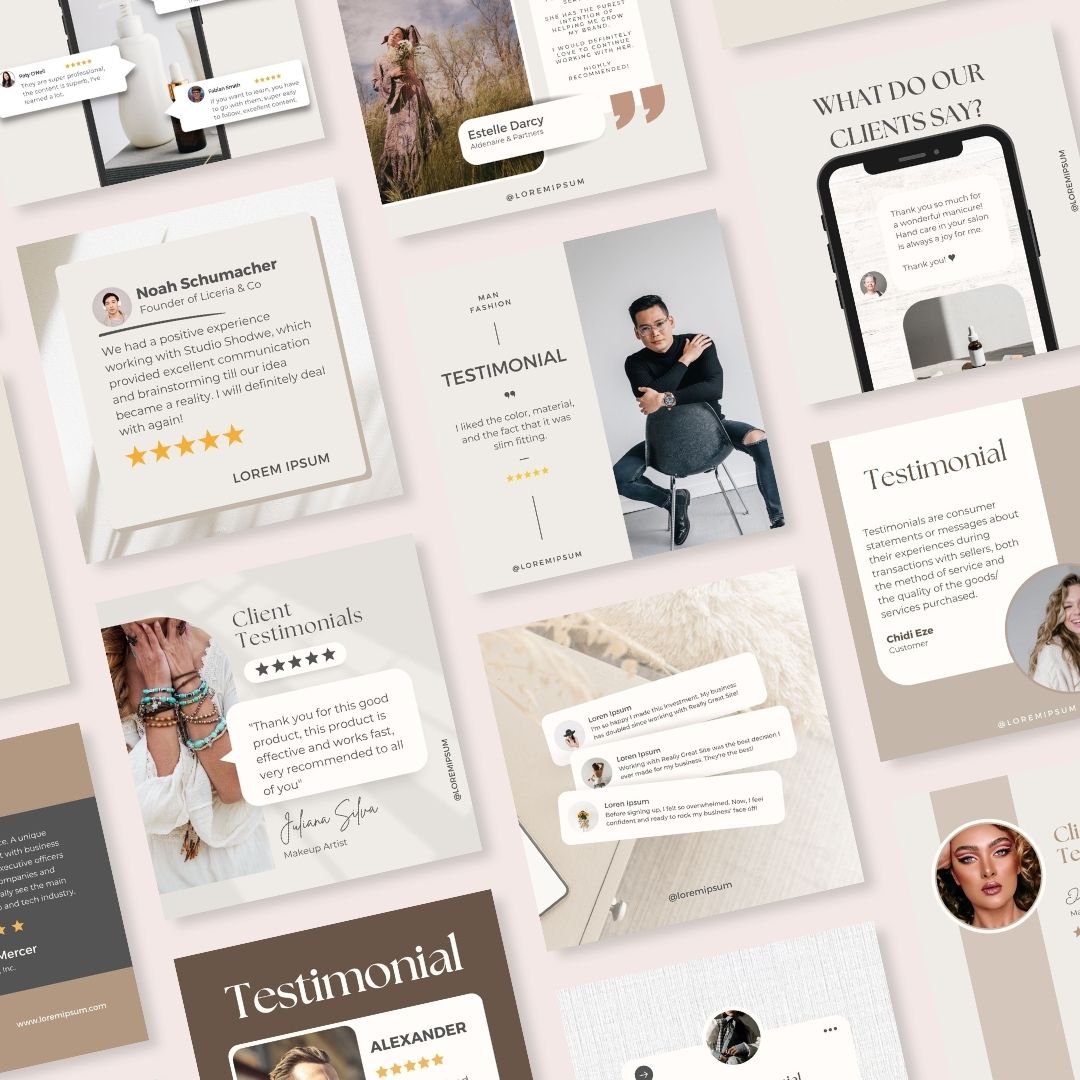 50+ Testimonial Coaching Instagram Social Media Posts