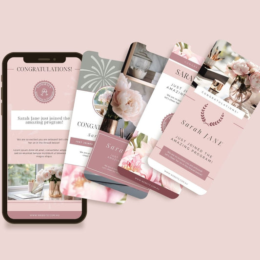 70 Faceless Reels Marketing Kit Instagram Social Media Posts