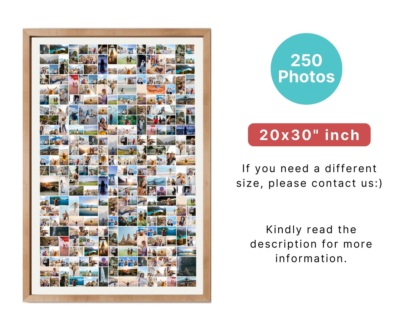 EDITABLE 250 Photo Collage, Welcome Sign, Poster Sign, Canva, DIGITAL