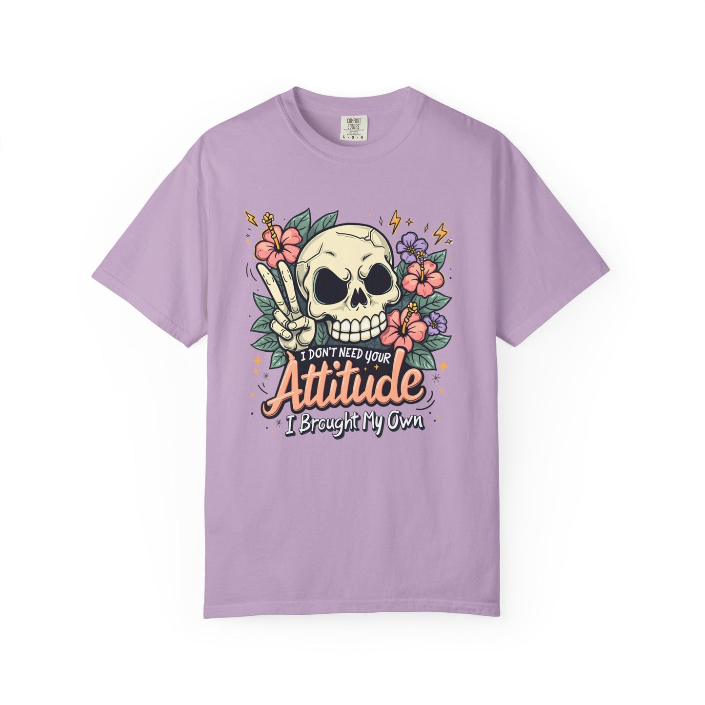 Attitude I brought my own Unisex Garment-Dyed T-Shirt - Casual Vintage Style for Everyday Wear